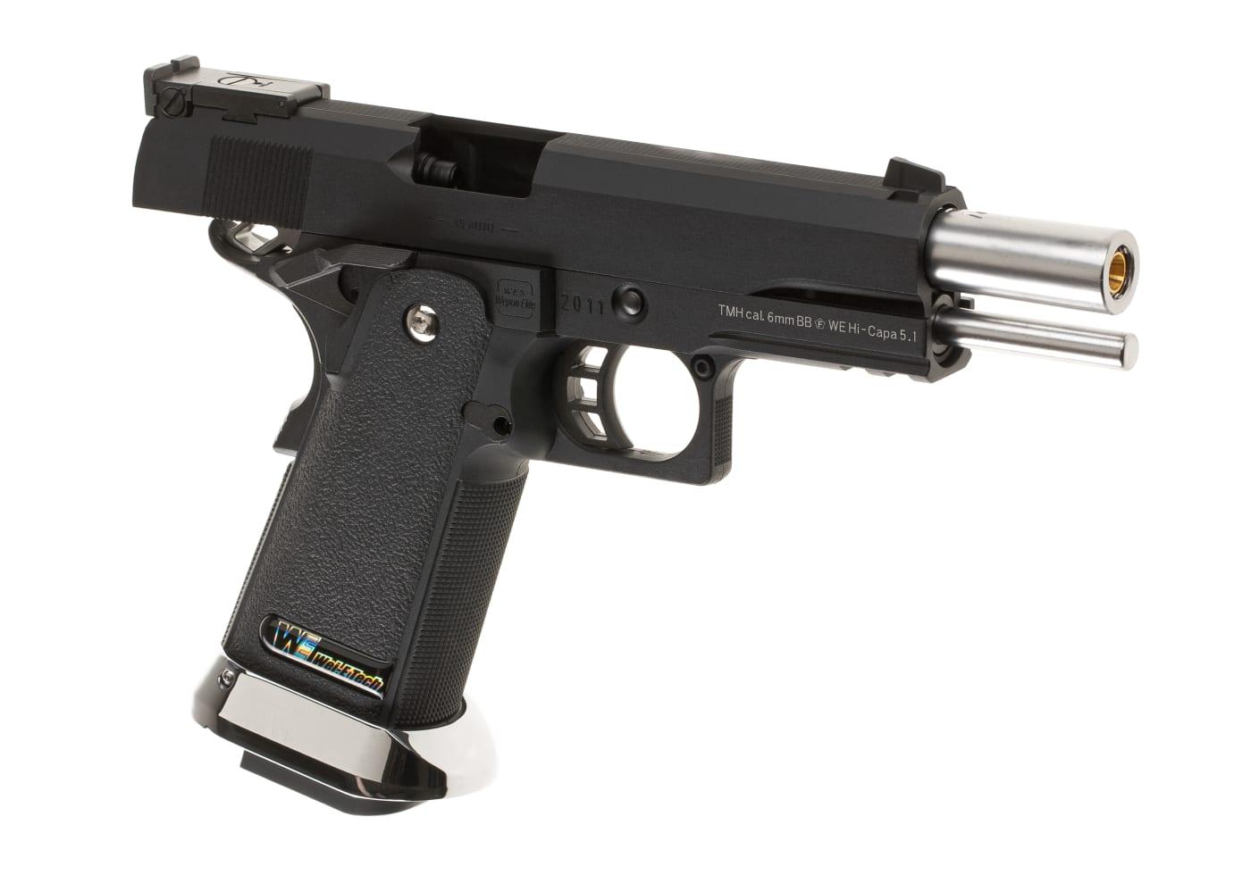 WE Hi-Capa 5.1 R1 Full Metal GBB Black