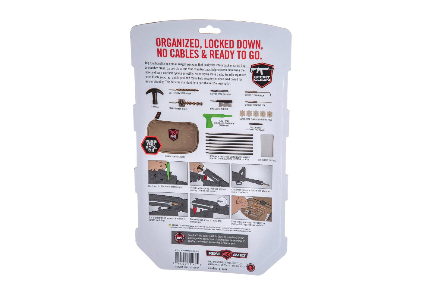 Real Avid Gun Boss Cleaning Kit - AR15