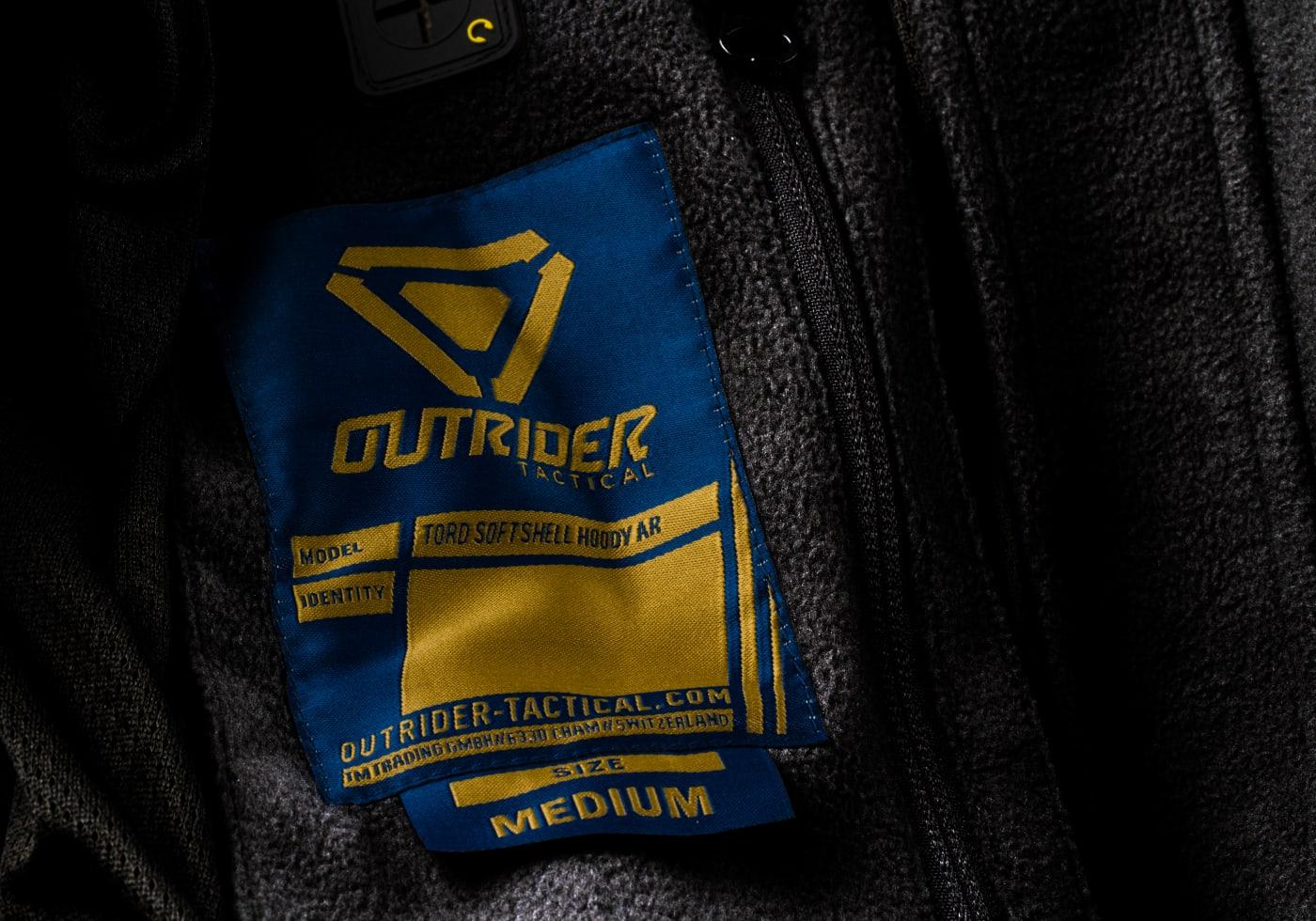 Outrider T.O.R.D. Softshell Hoody AR Black