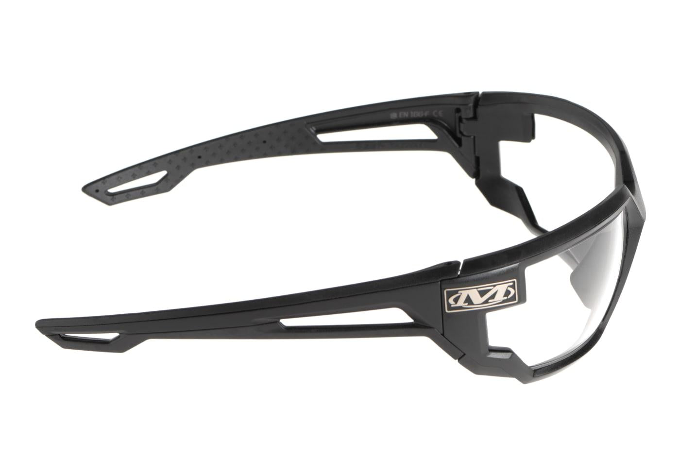 Mechanix Wear Type-X Glasses Clear Lens Black