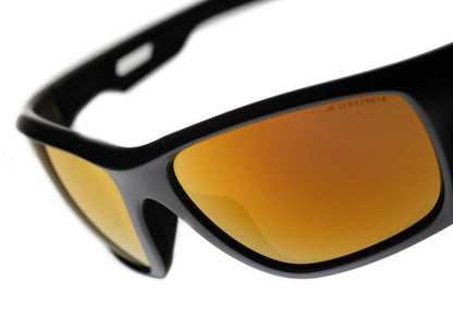 Wiley X WX Aspect Captivate Polarized Bronze Mirror Black
