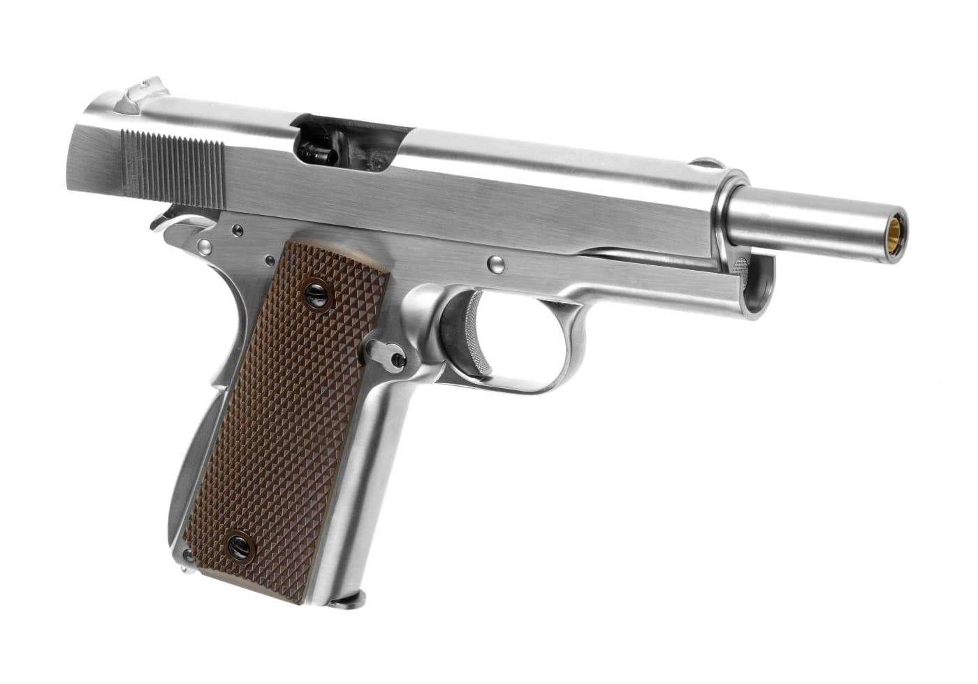 WE M1911 Full Metal V3 GBB Silver