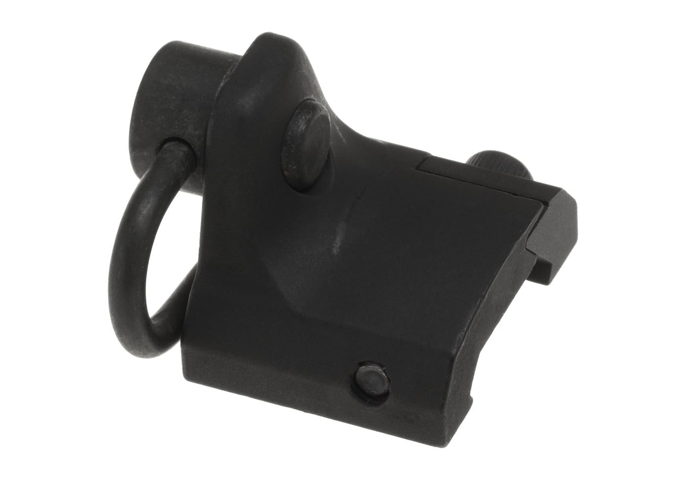 Metal Hand Stop with QD Sling Swivel Black