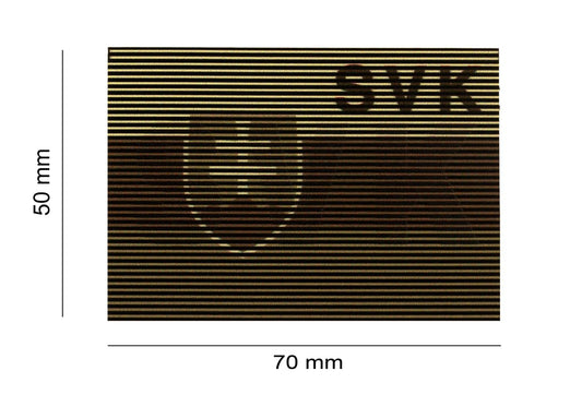 Clawgear Dual IR Patch SVK Desert