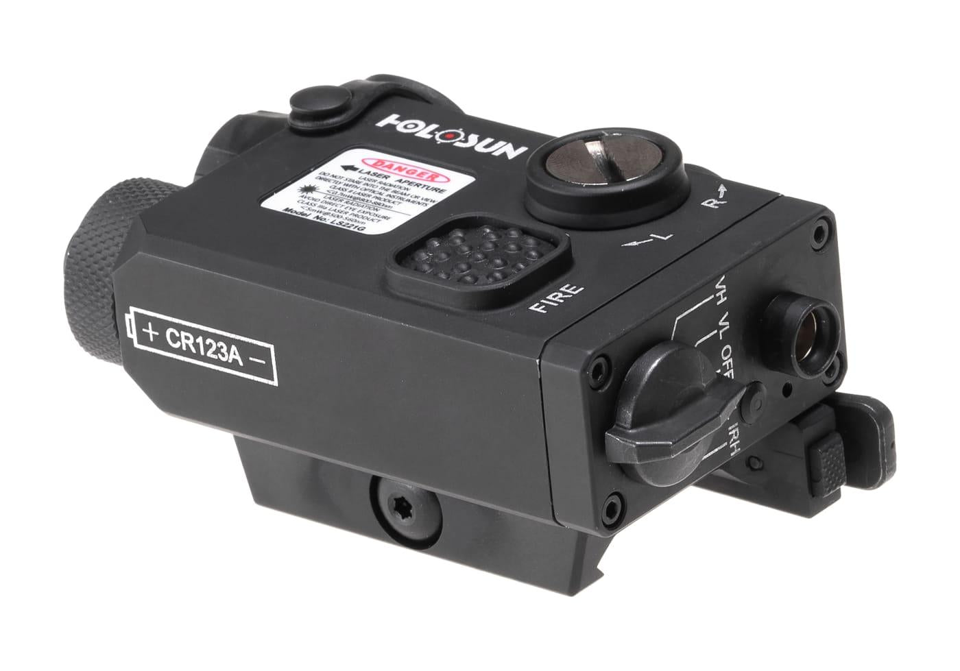 Holosun LS221-GR Co-Axial Laser Green + IR Black