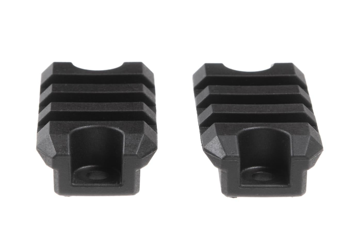Ares 2 Inch M-LOK Plastic Rail 2-Pack Black