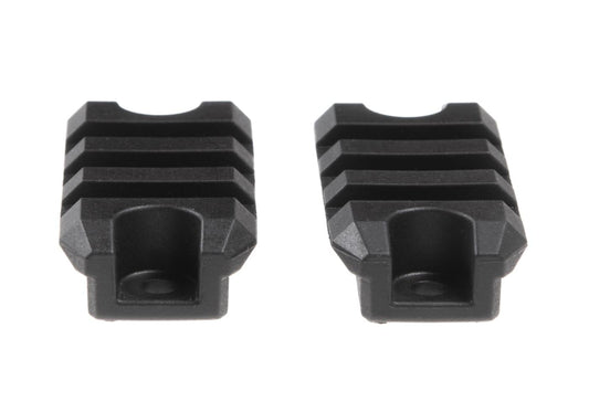 Ares 2 Inch M-LOK Plastic Rail 2-Pack Black