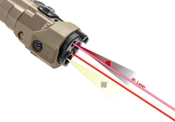 WADSN MAWL-C1+ Red Laser Polymer Version Dark Earth